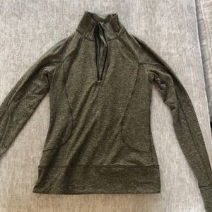 Spandex lulu half zip